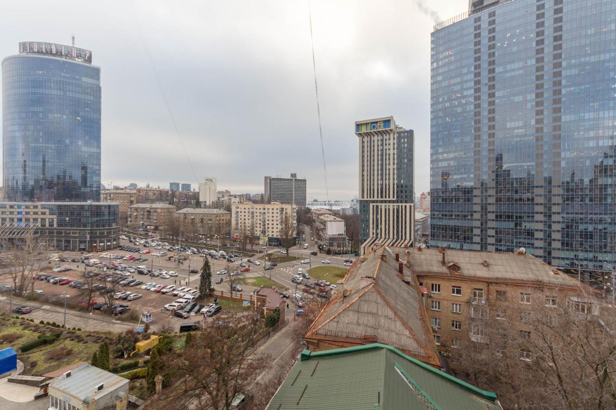 Apartments Near Parus Business Centre Kiev Esterno foto